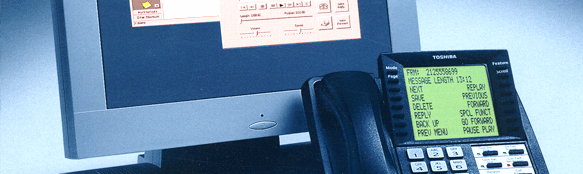 Moniter with Phone System  Displayed by Sierra Telephone Systems, Inc.